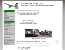 Tablet Screenshot of garden-services.com